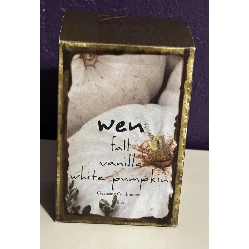 WEN by Chaz Dean Fall Vanilla White Pumpkin Cleansing Conditioner W/pump 16 oz